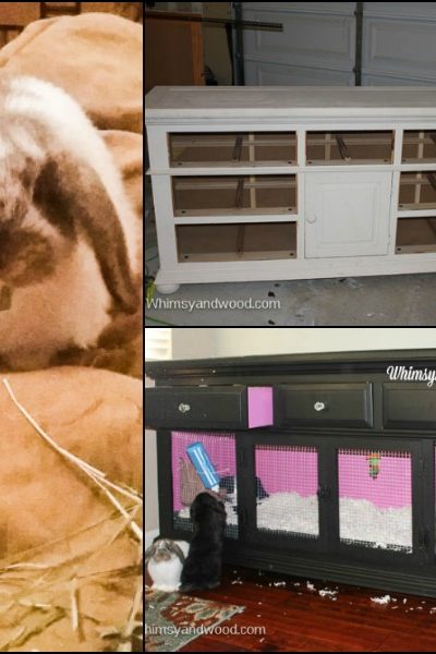 dresser to bunny hutch