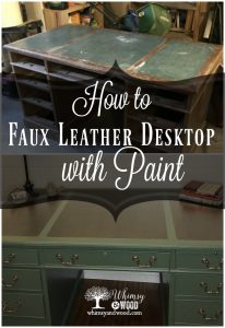 How to create a faux leather finish with paint pinterest pin