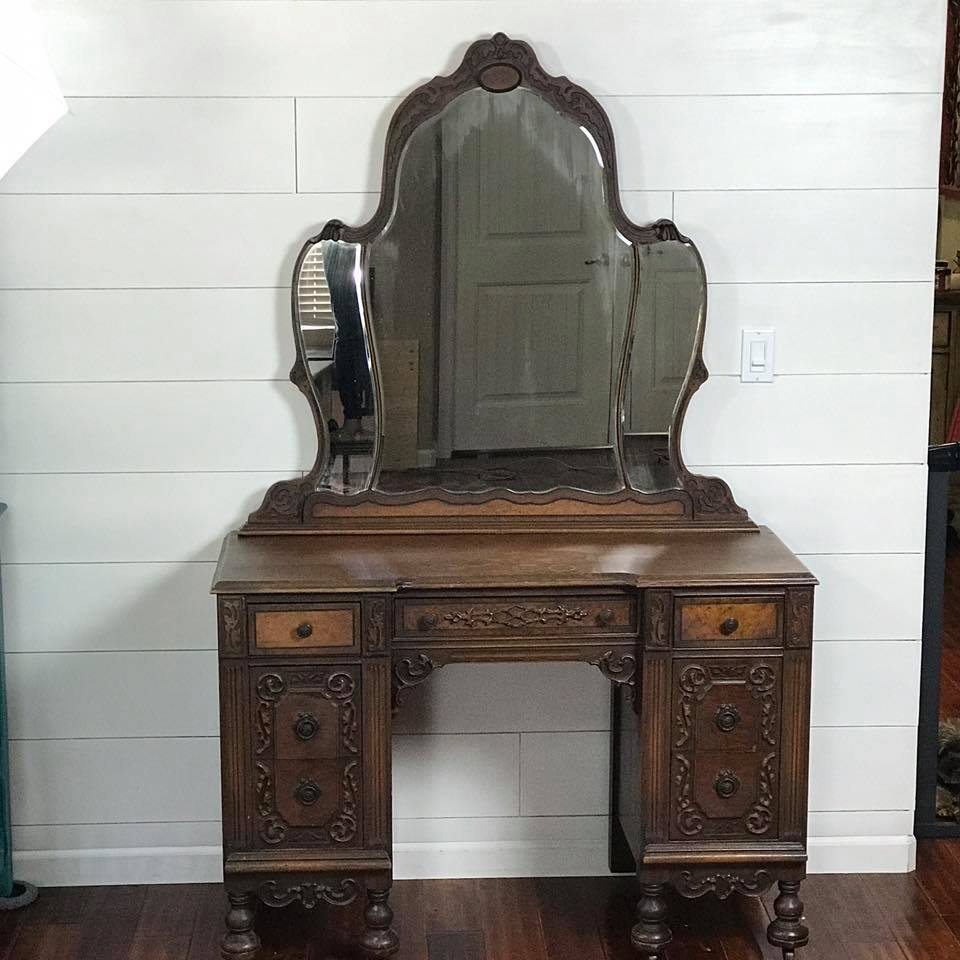 Antique Vanity Before