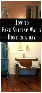 Fake Shiplap in a day-Whimsy and Wood