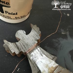 Painting your rustic angel