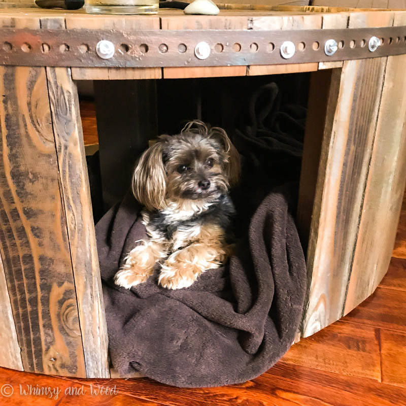 Reclaimed wood table