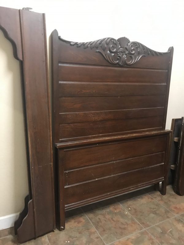 Antique Queen Bed Headboard Footboard Rails Can Be Entry Bench Antique Queen Bed Headboard