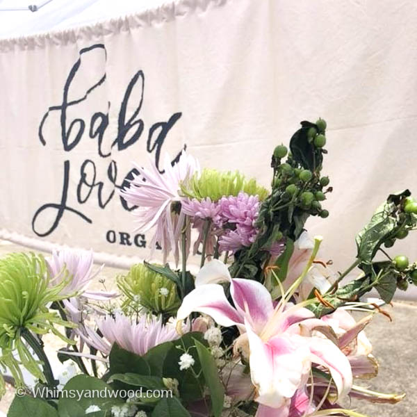 image of baba love organics logo market banner