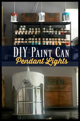 diy paint can pendant lights pin